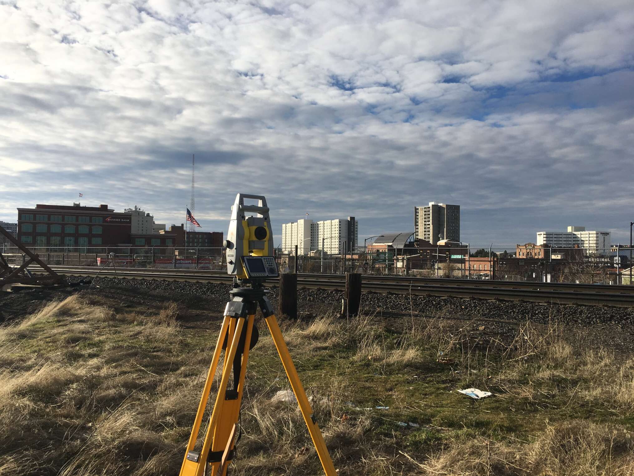 Duryea Survey by train tracks